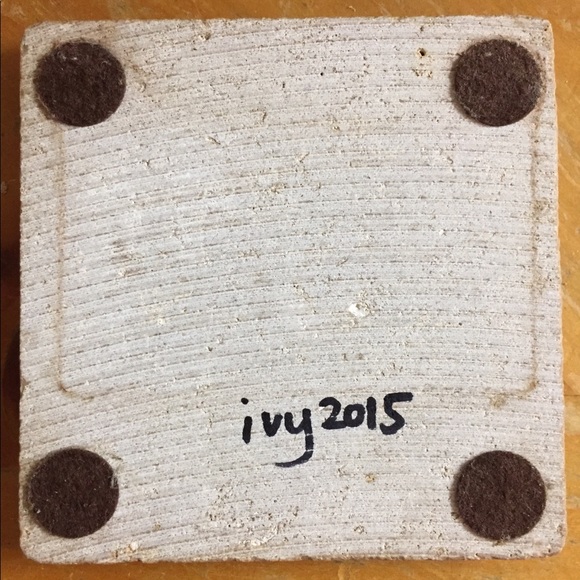 Whitney Houston hand painted marble tile - Picture 3 of 5